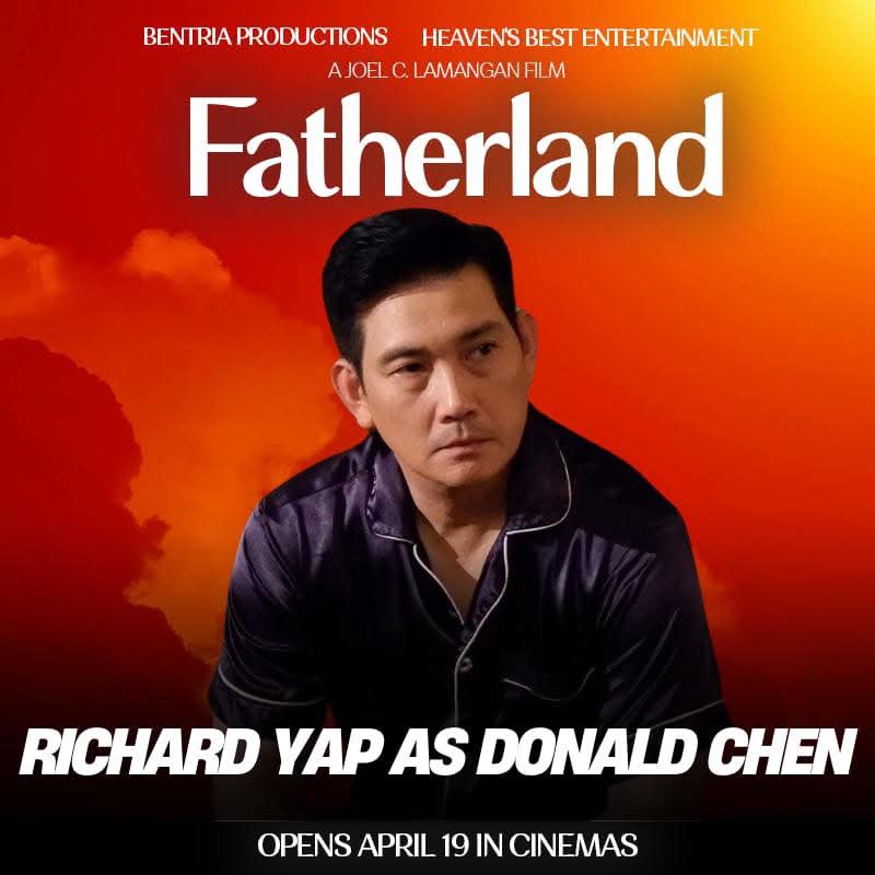 RiChennatiques's tweet image. Mr Richard Yap as Donald Chen in Fatherland

Opens April 19, 2025  in Cinemas

#RichardYap
#Fatherland