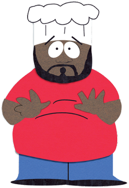 master_geor's tweet photo. @UltimateGM6 @Xploshi This is what the south park chef looks like and compare it to the mii. I can see why you would think it's Osama, but it's not. https://t.co/Yzps1dEqxk