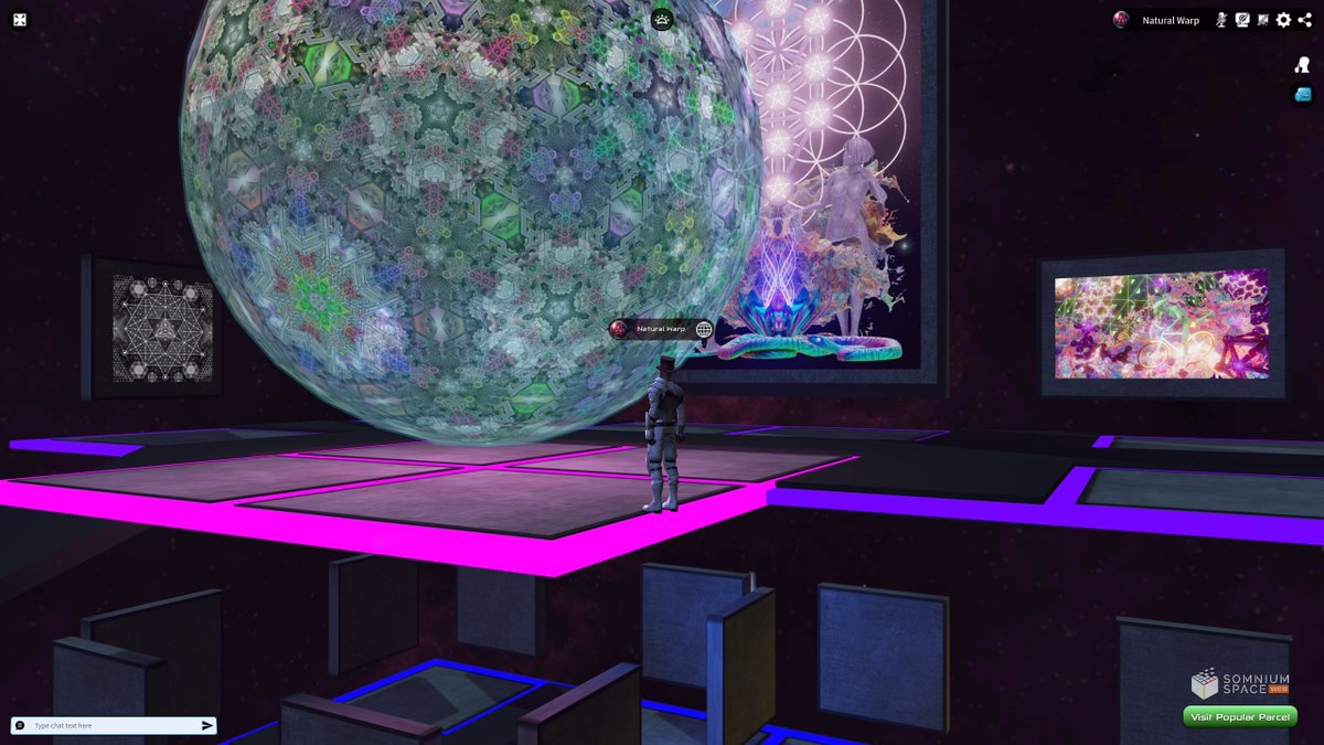 <a href="/zhoupengstudio/">Peng</a> <a href="/SomniumSpace/">Somnium Space</a> one of the best place I ever created
<a href="/SomniumSpace/">Somnium Space</a> 

Looks like when <a href="/ASychov/">Artur Sychov ᯅ</a> says 'persistent world', they truly mean persistent. I haven't touched that building / app in several years.

Resident artists in this onchain #VR exhibition : <a href="/gydravlik_eth/">gydravlik.eth 💹🧲</a> @elohprojects <a href="/JDrawbot/">Jeff Drawbot</a>