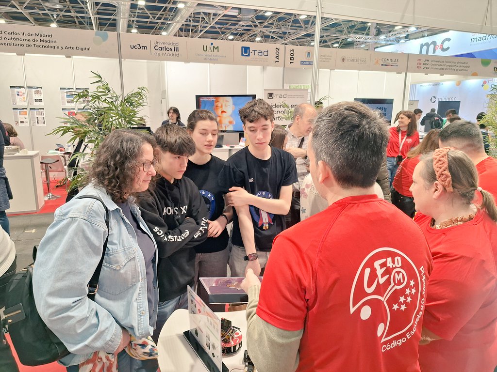José Antonio González Illera (@joseagonzillera) on Twitter photo <a href="/horusxvcs/">Horus XV</a> visita el stand de #CódigoEscuela4_0_Madrid #MadridEsCiencia25 en <a href="/IFEMA/">IFEMA MADRID</a>
Estos increíbles alumnos <a href="/IESDiegoV/">IESDiegoVelazquez</a> de #Torrelodones ha venido a visitarnos tras proclamarse ganadores del concurso "Investiga y Publica". ¡Enhorabuena, equipo! #IF_CMadrid <a href="/esa_es/">ESA España</a> <a href="/cansat/">bryan stone</a> <a href="/horusxvcs/">Horus XV</a> visita el stand de #CódigoEscuela4_0_Madrid #MadridEsCiencia25 en <a href="/IFEMA/">IFEMA MADRID</a>
Estos increíbles alumnos <a href="/IESDiegoV/">IESDiegoVelazquez</a> de #Torrelodones ha venido a visitarnos tras proclamarse ganadores del concurso "Investiga y Publica". ¡Enhorabuena, equipo! #IF_CMadrid <a href="/esa_es/">ESA España</a> <a href="/cansat/">bryan stone</a>