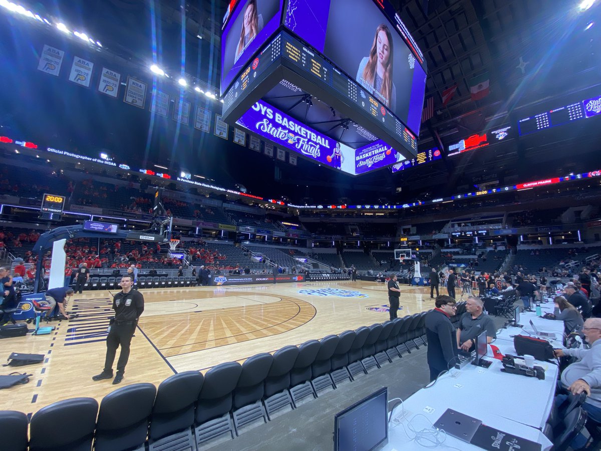 Here we go! State Finals TODAY at Gainbridge Fieldhouse!

Four incredibly great matchups in Class 1A, 2A, 3A, and 4A.

Doesn’t get much bigger than this! Follow along for live coverage all day!