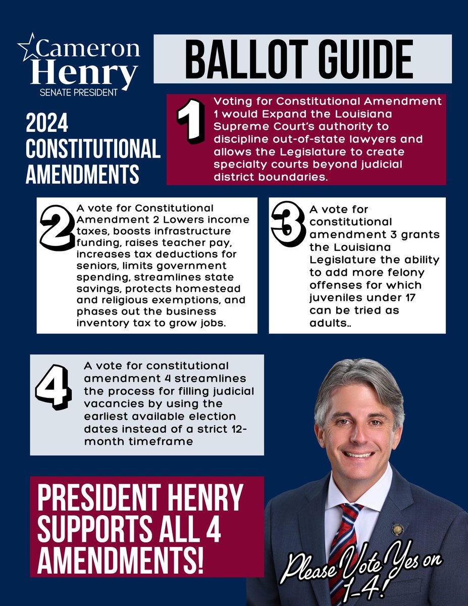 Don't forget to #GeauxVote today! #VoteYes
