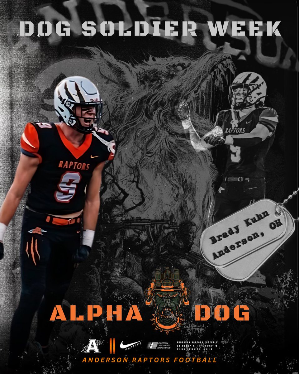 Congrats to Brady on a great week!! Can’t wait to watch him this fall!!! Keep Chasing Greatness! #WorkWins #BeGreatatAHS