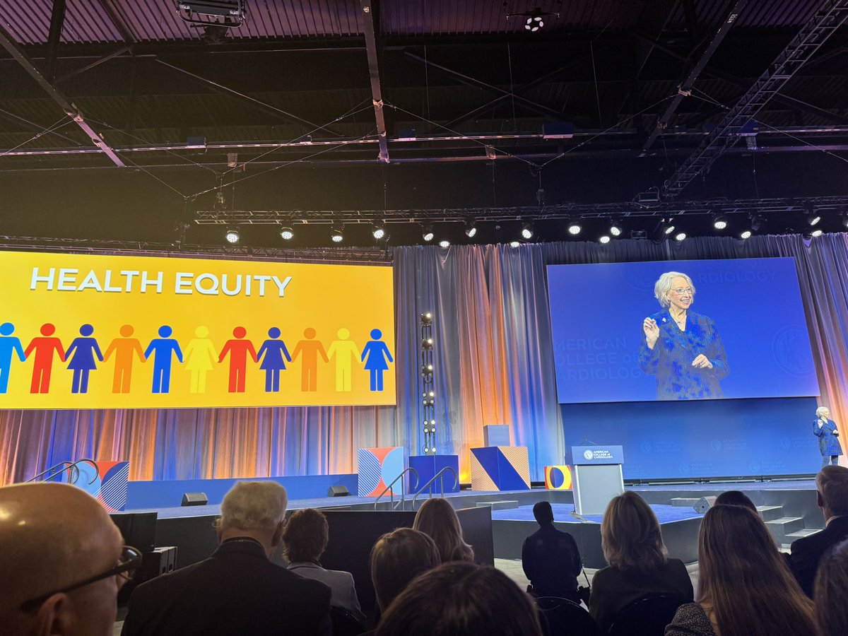 Dr. Martha Gulati ♥️🫀❤️🩹🇨🇦 (@drmarthagulati) on Twitter photo “Without equity, we are without purpose…”to paraphrase <a href="/CathieBiga/">Cathie Biga</a> 👏🏽👏🏽👏🏽
#ACC25 <a href="/ACCinTouch/">American College of Cardiology</a> “Without equity, we are without purpose…”to paraphrase <a href="/CathieBiga/">Cathie Biga</a> 👏🏽👏🏽👏🏽
#ACC25 <a href="/ACCinTouch/">American College of Cardiology</a>