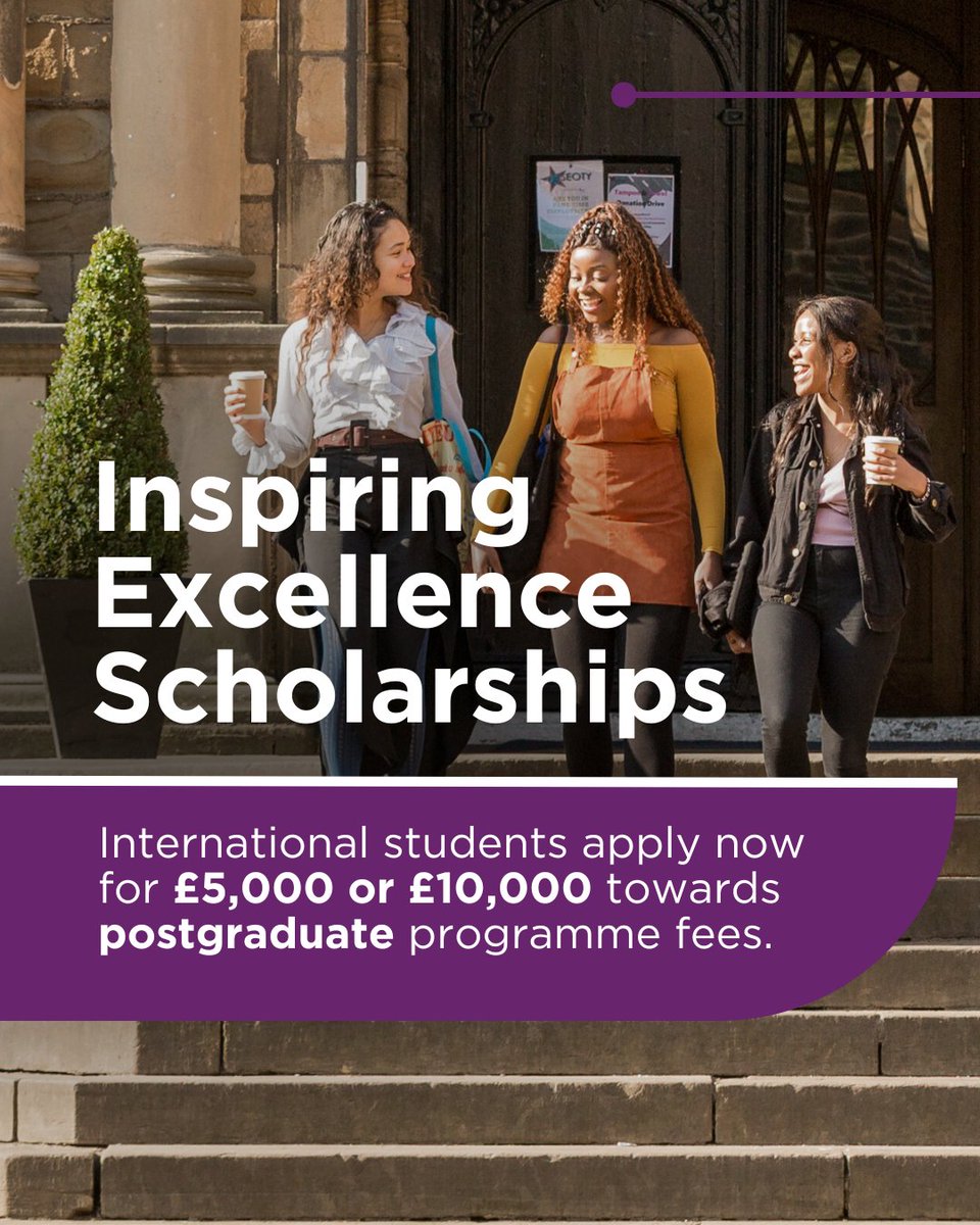 Durham University (@durham_uni) on Twitter photo Be inspired with our NEW Inspiring Excellence Scholarships for international students.
For eligible PG programmes, we’re offering £5,000 or £10,000 to support PG study in a world top 100 university, ranked in the top 10 in the UK for Employer Reputation: durham.ac.uk/study/scholars… Be inspired with our NEW Inspiring Excellence Scholarships for international students.
For eligible PG programmes, we’re offering £5,000 or £10,000 to support PG study in a world top 100 university, ranked in the top 10 in the UK for Employer Reputation: durham.ac.uk/study/scholars…
