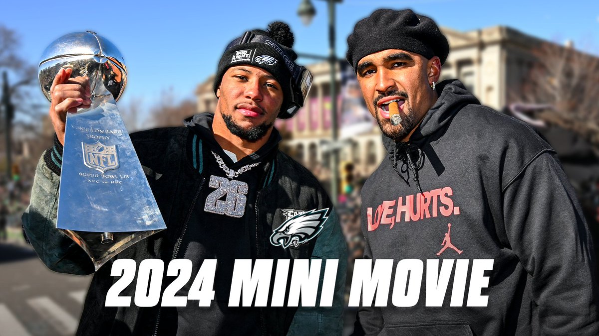 Grab your popcorn 🍿

The Eagles Super Bowl 59 Championship Season Mini Movie is here!

Watch now: bit.ly/3FGXHQ6