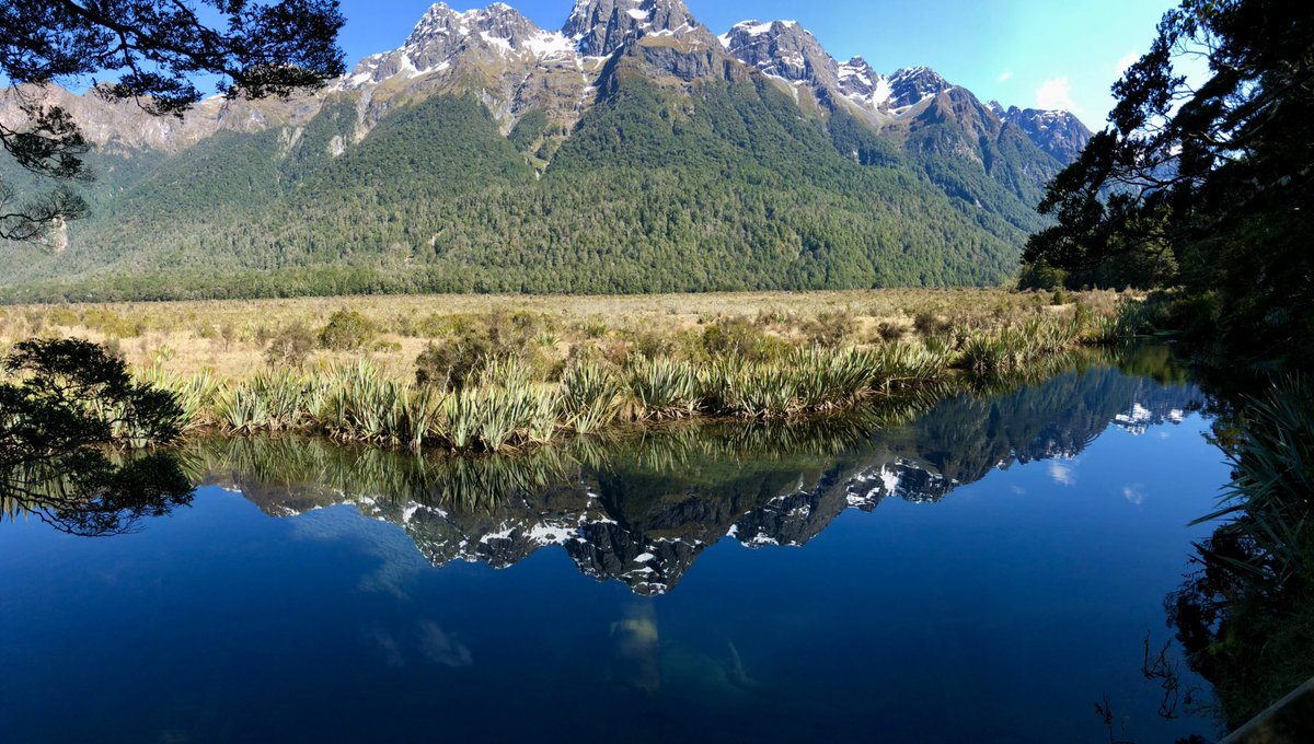 GM fam.

Needed some extra sleep today. 
Now coffee

Drop one of your favorite pictures - would love 

Took this in New Zealand a few years back.  The reflection, the colors, the mountains always make me smile.

💜💃🏼 be kind today