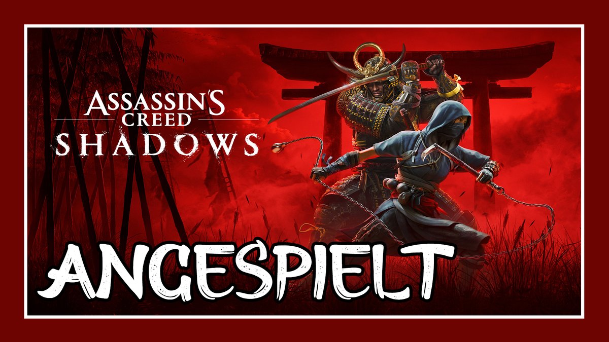 Es wird mal wieder zeit für ein Angespielt Video. Ich schau mir mal Assassins Creed Shadows an. Wenn es euch gefällt lasst mir doch eine postive Bewertung da. youtu.be/8aXRZmTrYtA #youtube #assassinscreedshadows #angespielt