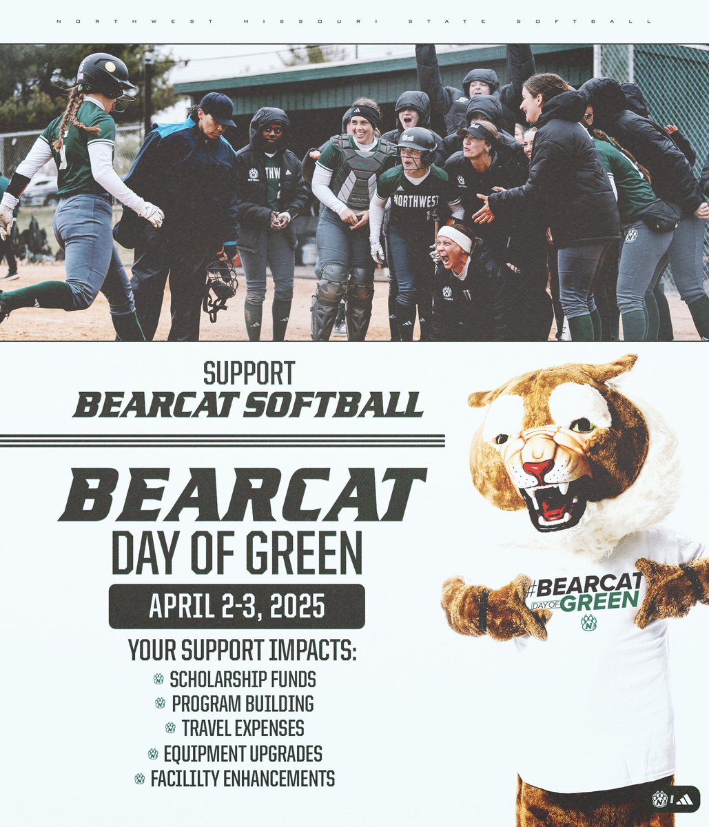 Northwest Athletics (@bearcatsports) on Twitter photo Gear up to ๐๐๐๐๐๐๐ ๐ฝ๐๐ผ๐๐พ๐ผ๐ ๐๐๐๐๐ฝ๐ผ๐๐!
Your generosity and charitable support on <a href="/NWMOSTATE/">Northwest Missouri State University</a> ๐ฟ๐๐ฎ ๐ค๐ ๐๐ง๐๐๐ฃ makes the difference in allowing us to provide the best in equipment, accommodations, fueling and travel for your Bearcats! Each dollar Gear up to ๐๐๐๐๐๐๐ ๐ฝ๐๐ผ๐๐พ๐ผ๐ ๐๐๐๐๐ฝ๐ผ๐๐!
Your generosity and charitable support on <a href="/NWMOSTATE/">Northwest Missouri State University</a> ๐ฟ๐๐ฎ ๐ค๐ ๐๐ง๐๐๐ฃ makes the difference in allowing us to provide the best in equipment, accommodations, fueling and travel for your Bearcats! Each dollar