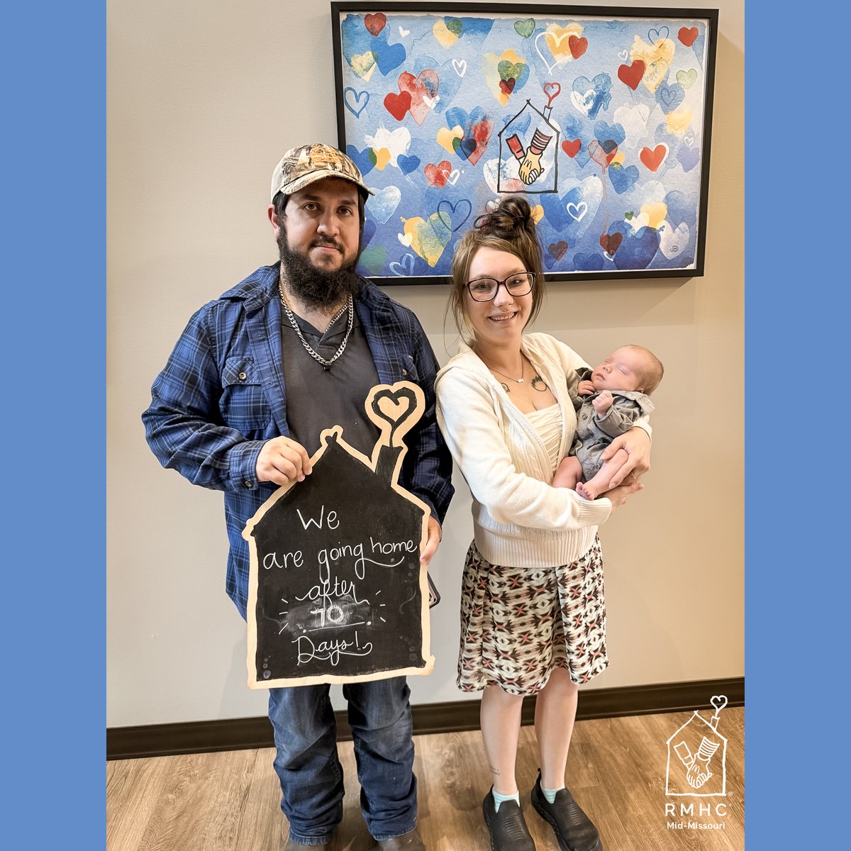 After staying at the Ronald McDonald House for 70 days, the Wilson family has headed home! ❤️