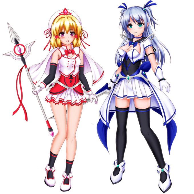 #一次創作祭り春の陣20251.5次創作のオリジナル変身ヒロインです公式にイラスト描いて頂いたので半公式です 