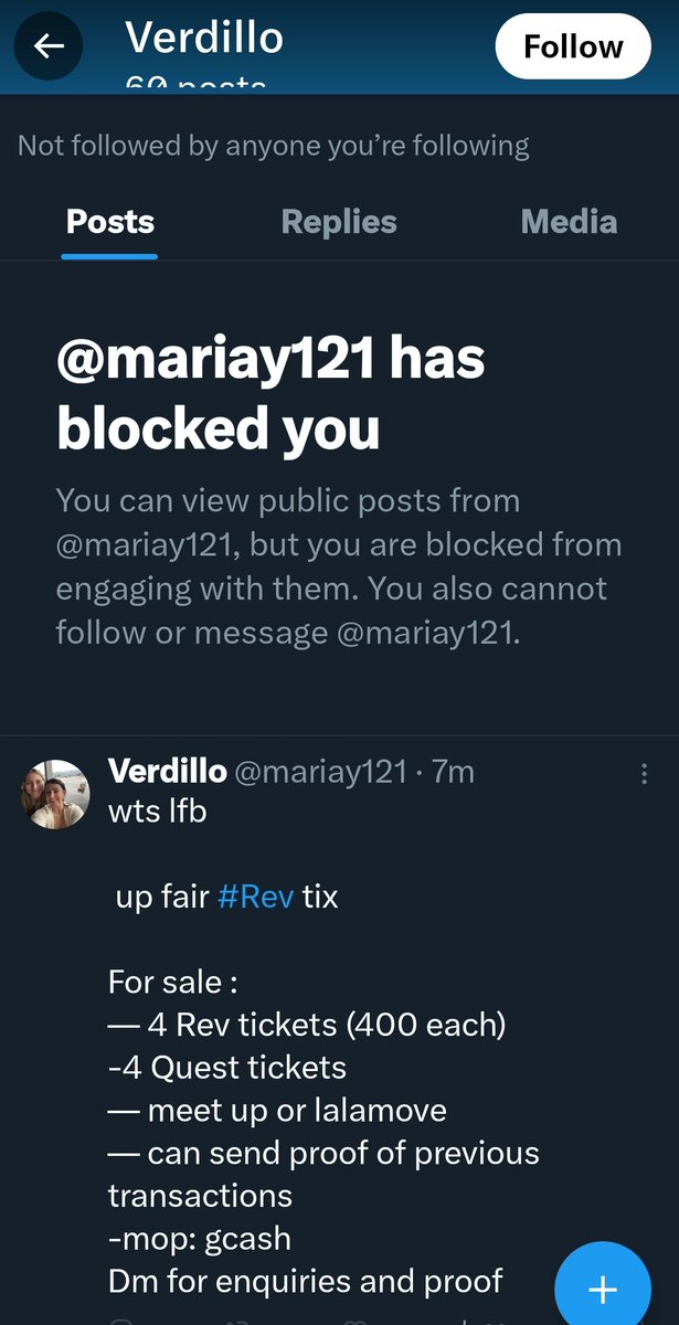 esaranghajaot9's tweet photo. wts lfb up fair ticket rev elements quests kalye tunes

MGA SCAMMER
@17oriasliana 
@mariay121

gcash number:
09933089352 Lisa Sela
09939810162 N.J.C. https://t.co/RjKVq1xO2S