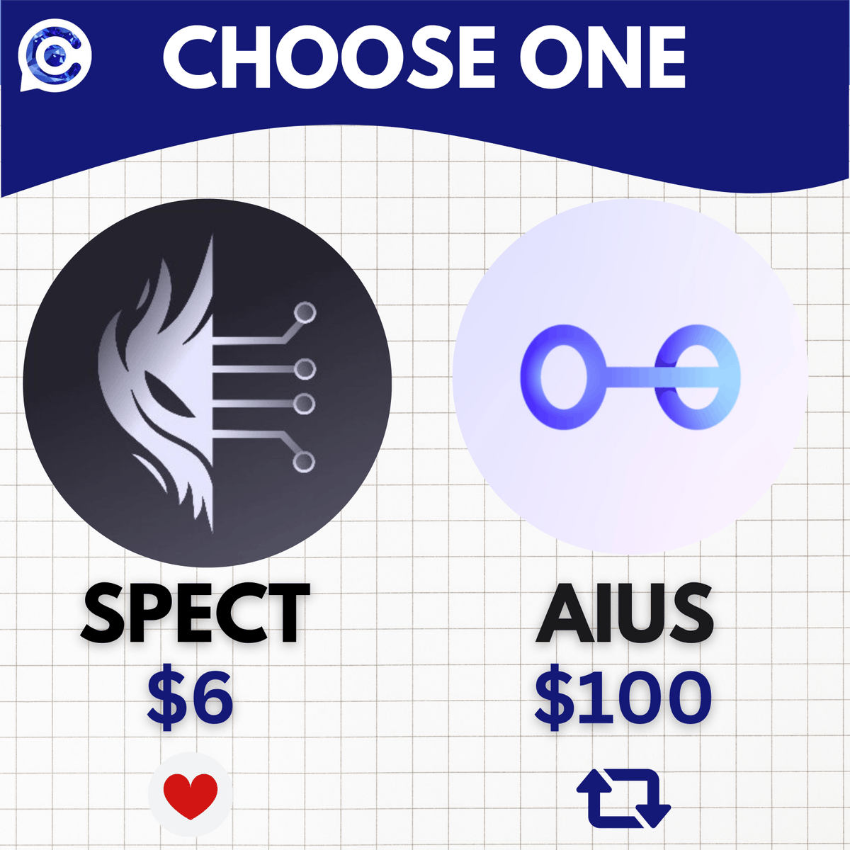 oct_gems's tweet photo. 2 AI Altcoins with

- Strong communities
- Top team and leadership
- Multiple launches and partnerships

$SPECT and $AIUS

Which one of the two will reach their given targets first?

@Spectre__AI : $6
@arbius_ai : $100
👇 https://t.co/ObWmW293yx