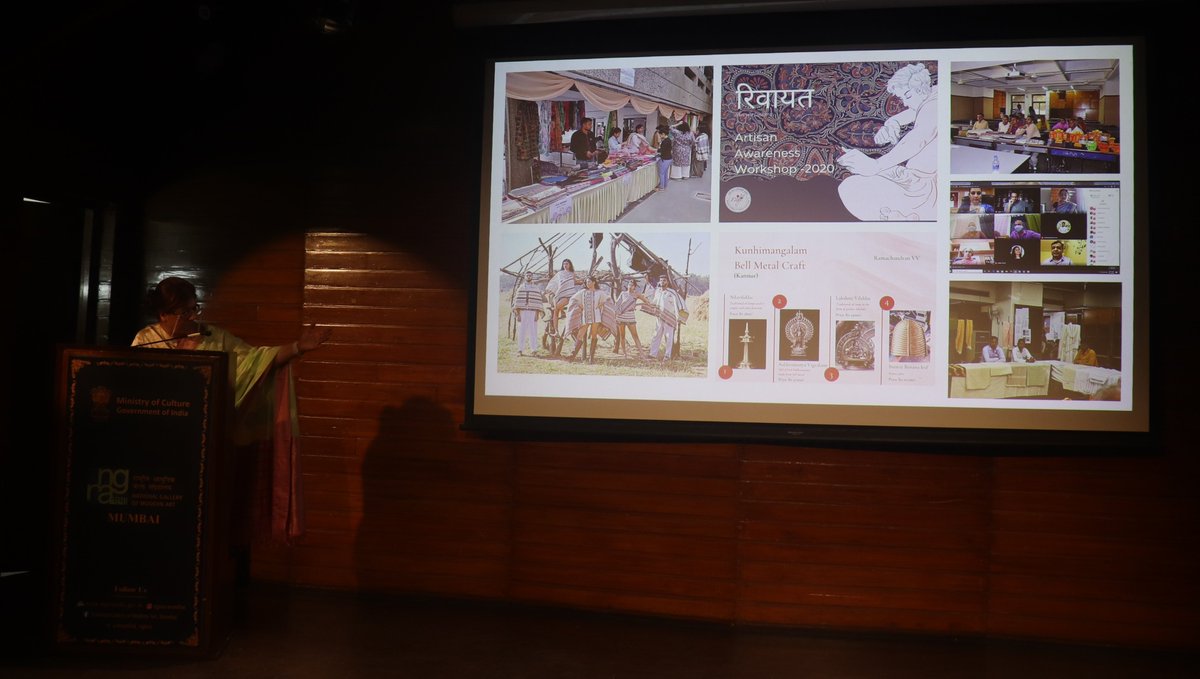 mumbai_ngma's tweet image. Glimpses of a "Heritage in Motion: Drapes, Weaves &amp;amp; Style" organized by the NGMA (M), in collaboration with IFBEC on Saturday, 29th March 2025.
@PMOIndia @gssjodhpur
@MinOfCultureGoI @nidhi_Dev
@ngma_delhi @NGMABengaluru
#ifbec #FoundationDayCelebration