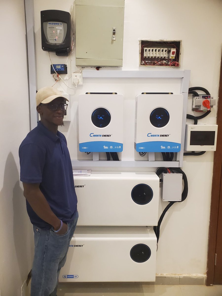 An engineer and his creation 🦺💡🤝