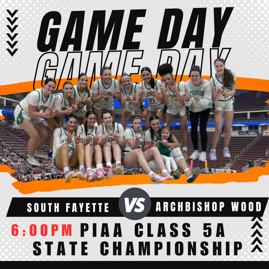 PIAA Live Sports (@piaalivesport) on Twitter photo ๐๐๐ญ๐๐ญ๐ ๐๐ก๐๐ฆ๐ฉ๐ข๐จ๐ง๐ฌ๐ก๐ข๐ฉ๐
South Fayette vs Archbishop Wood
๐บ Stream Live: bit.ly/40VSJKfr
๐ |Saturday 29
๐| 6:00p.
<a href="/SF_GirlsHoops/">South Fayette Lady Lions Basketball</a> <a href="/SouthFayetteSD/">South Fayette Township School District</a> <a href="/SFLionsFB/">South Fayette Football</a> <a href="/sflionssports/">South Fayette Sports</a> <a href="/DrMillerSF/">Dr. Michelle Miller</a> <a href="/SFBBBall/">South Fayette Boys Basketball</a> <a href="/KatieLaMen25/">Katie LaMen</a> <a href="/LamondeShawn13/">Shawn Lamonde</a> <a href="/SarahSel34/">Sarah Selep</a> <a href="/PrincipalGeist/">Tyler Geist</a> ๐๐๐ญ๐๐ญ๐ ๐๐ก๐๐ฆ๐ฉ๐ข๐จ๐ง๐ฌ๐ก๐ข๐ฉ๐
South Fayette vs Archbishop Wood
๐บ Stream Live: bit.ly/40VSJKfr
๐ |Saturday 29
๐| 6:00p.
<a href="/SF_GirlsHoops/">South Fayette Lady Lions Basketball</a> <a href="/SouthFayetteSD/">South Fayette Township School District</a> <a href="/SFLionsFB/">South Fayette Football</a> <a href="/sflionssports/">South Fayette Sports</a> <a href="/DrMillerSF/">Dr. Michelle Miller</a> <a href="/SFBBBall/">South Fayette Boys Basketball</a> <a href="/KatieLaMen25/">Katie LaMen</a> <a href="/LamondeShawn13/">Shawn Lamonde</a> <a href="/SarahSel34/">Sarah Selep</a> <a href="/PrincipalGeist/">Tyler Geist</a>