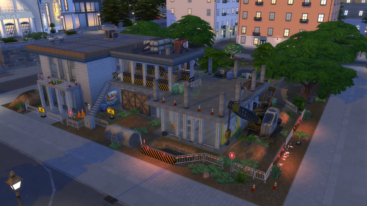 killercat67's tweet photo. @TheSims Nothing, it is still an abandoned building site. However, my thief lives here, this is where he sells his loot to Trashley.🤑One day, when he has ‘earned’ enough money, he will buy the property and turn it into a nursery and cafe...maybe. #ShowUsYourBuilds #BusinessesandHobbies https://t.co/5RnwtalYeJ