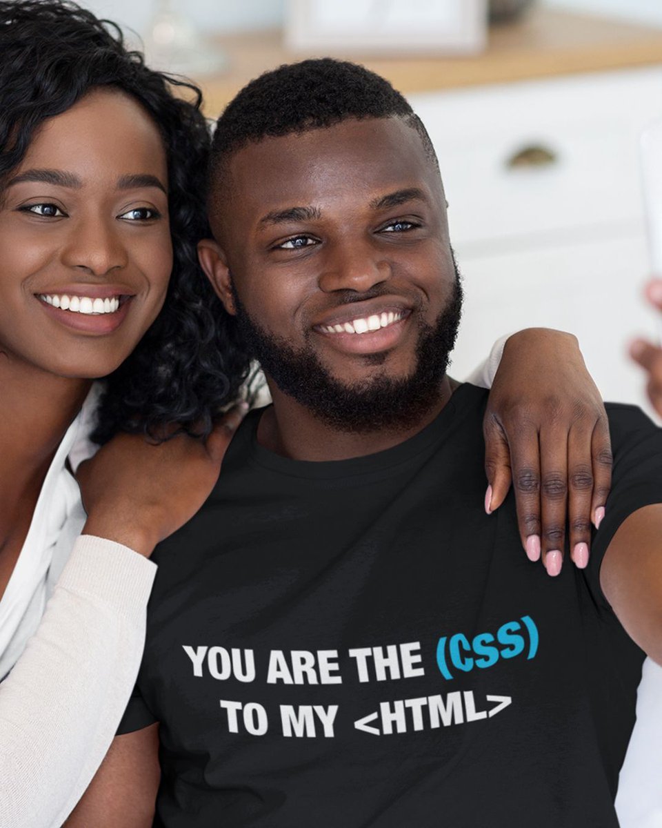 TechGeekApparel's tweet image. You Are the CSS to My HTML. ❤️
Without you, I’d be unstyled and sad.
🔗 techgeeksapparel.com/you-are-the-cs…
#WebDevLove #CodingRomance #CSSJokes #FrontendFun