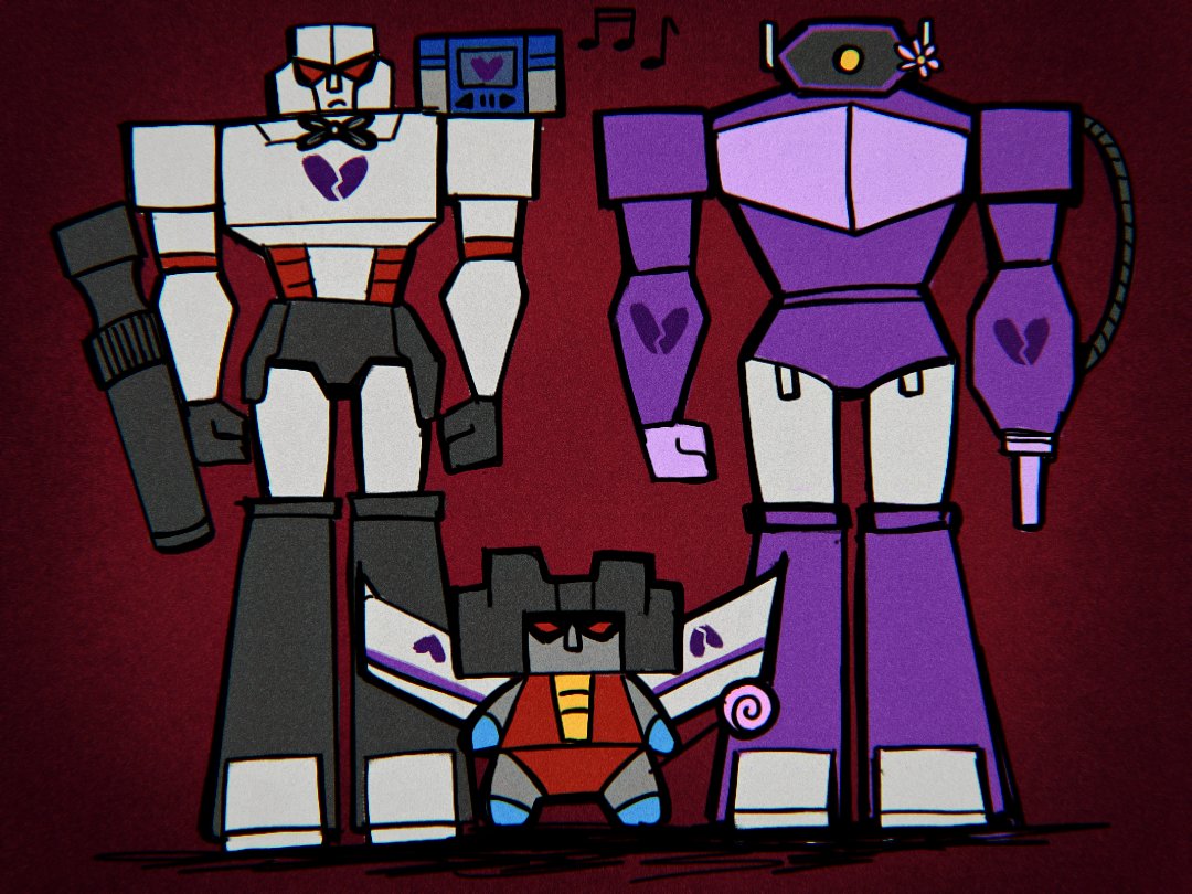 hijacked_mouse's tweet photo. Family Picture.

#Transformers #tf #transformersg1 #Transformersfanart #tfgen1 #tfmegatron #tfsoundwave #tfshockwave #tfstarscream #megatron #Soundwave #Megatron #Shockwave #starscream #Starscream https://t.co/QqsqrEtMqa