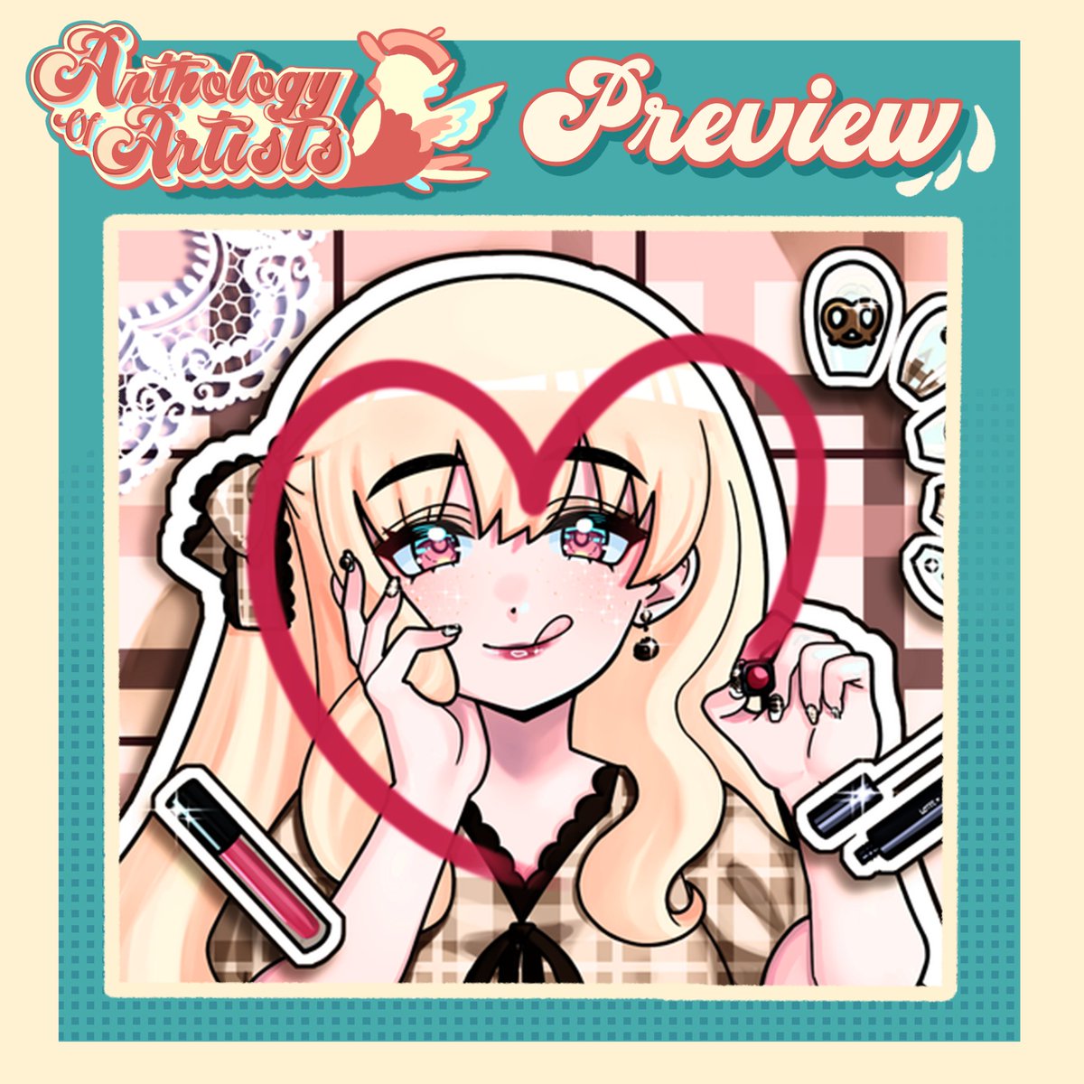 🌈 PREVIEWS 🌈

Now we're counting down just TWO DAYS until our zine's release... We just can't wait until we meet Zero, our amazing artist of the day! His absolutely adorable work is definitely one you won't want to miss, so set your timers now!

☘️ <a href="/GARDENEELLOVE/">0🩸</a>