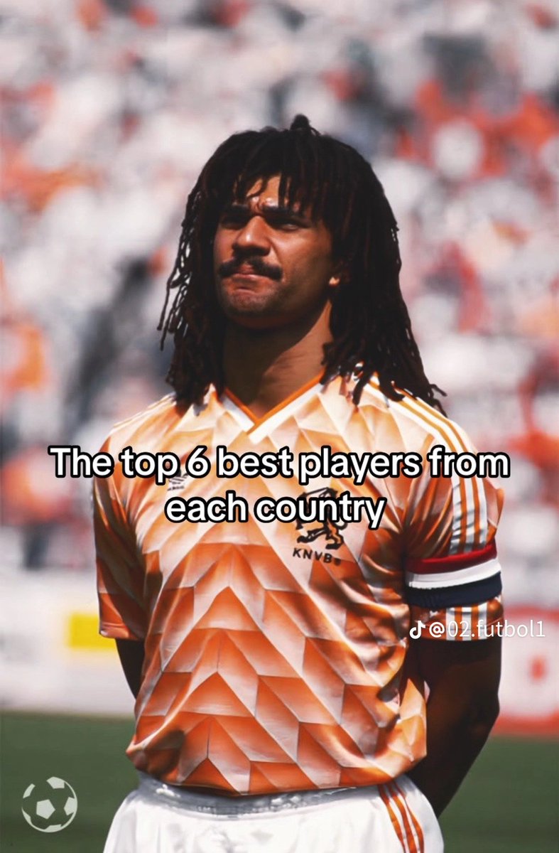 The top 6 best players from each country.

A Thread 🧵