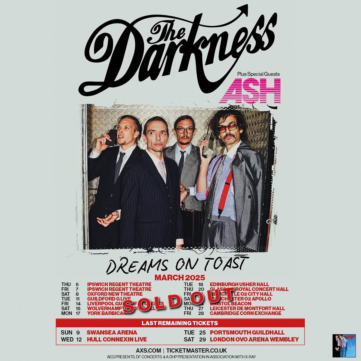If you're heading to Wembley Arena tonight, <a href="/ashofficial/">ASH</a> are on stage at 8pm! Doors 7pm 

Hear new single 'Jump in the Line' ahead of release on Wednesday right here: ash.os.fan/jump-in-the-li…
