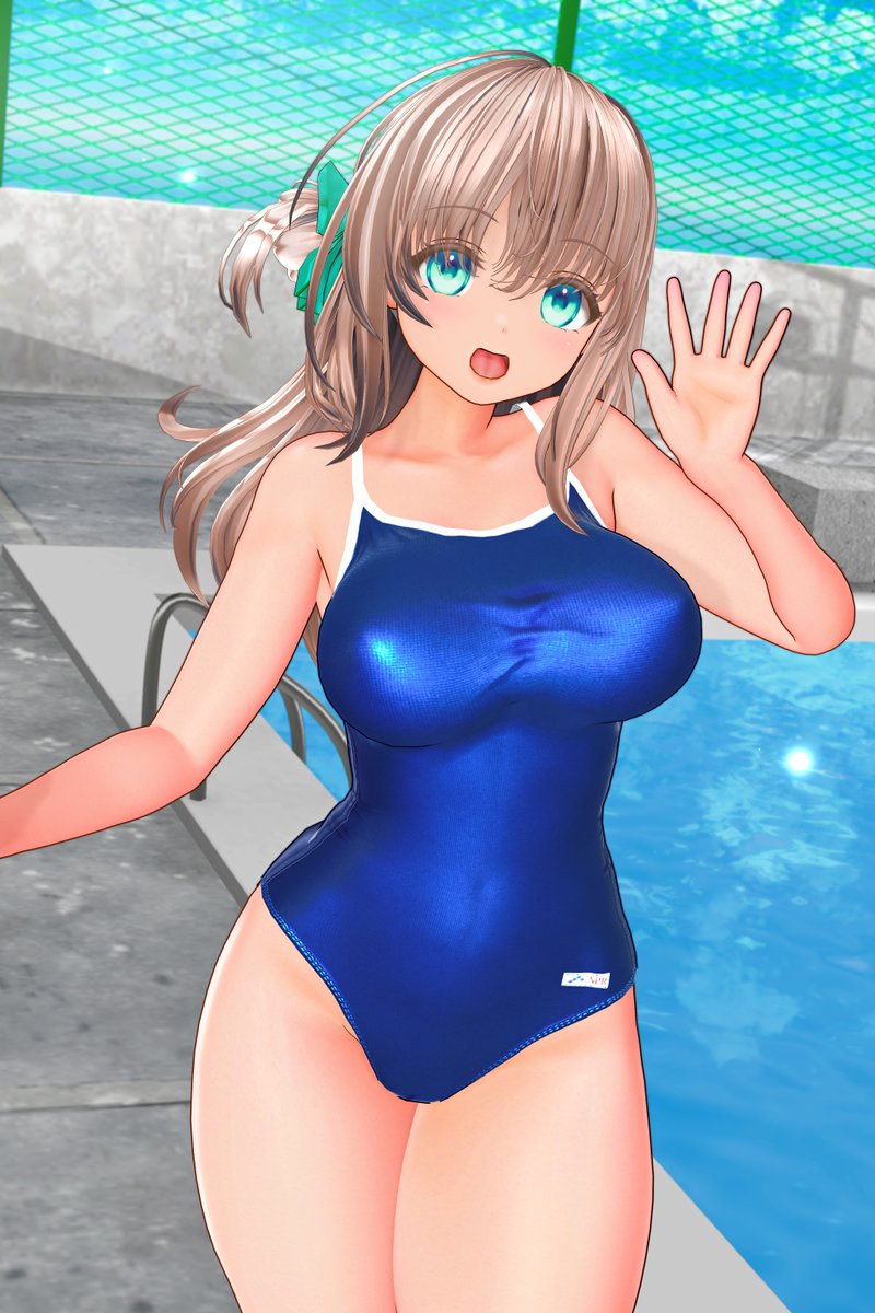 多分久々スク水
#COM3D2
#スクール水着の日
