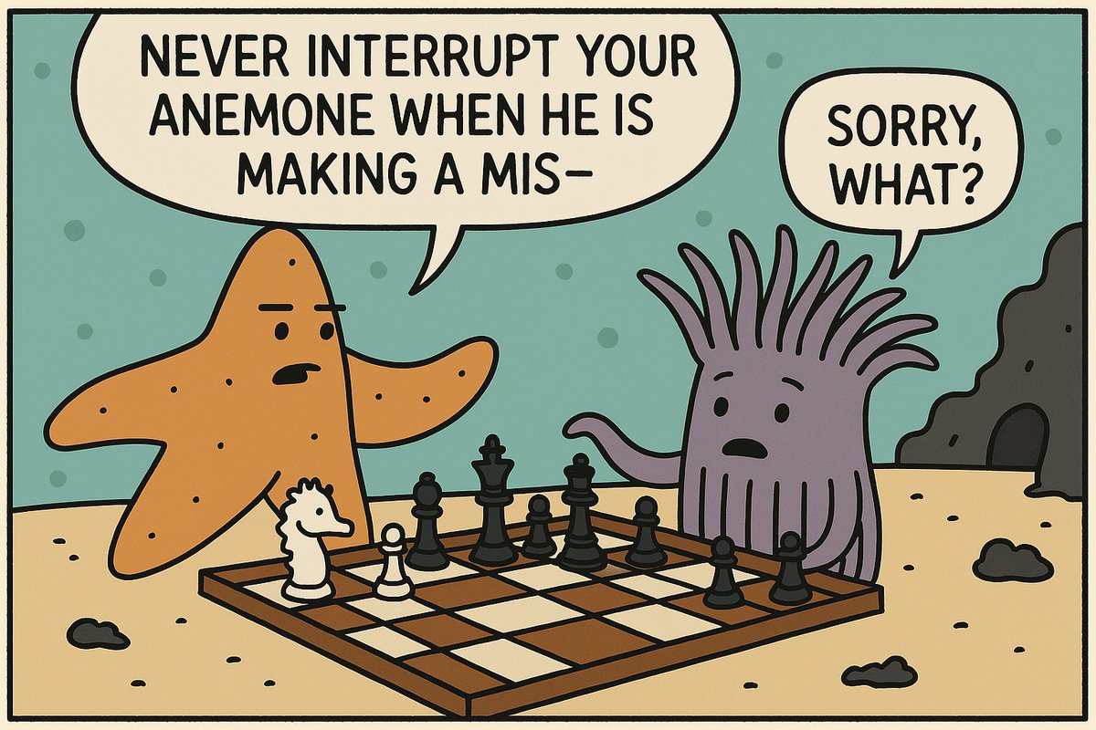 thomjenko's tweet image. Never interrupt your anemone...