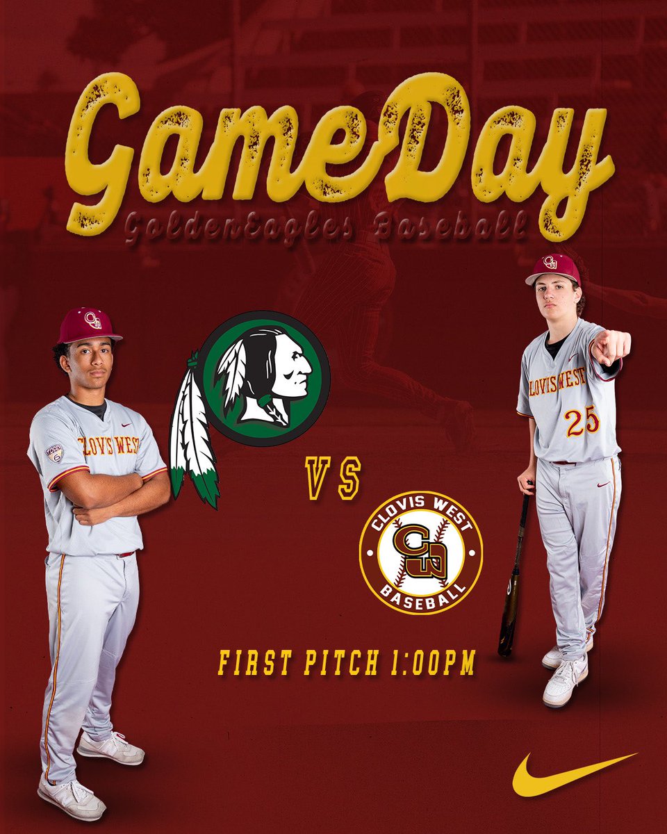 Golden Eagles take the field today at 1pm against the Warriors of Tehachapi, in final non conference game before TRAC play starts on Tuesday. Wyatt Goodrich gets the start on the mound. 🦅🦅