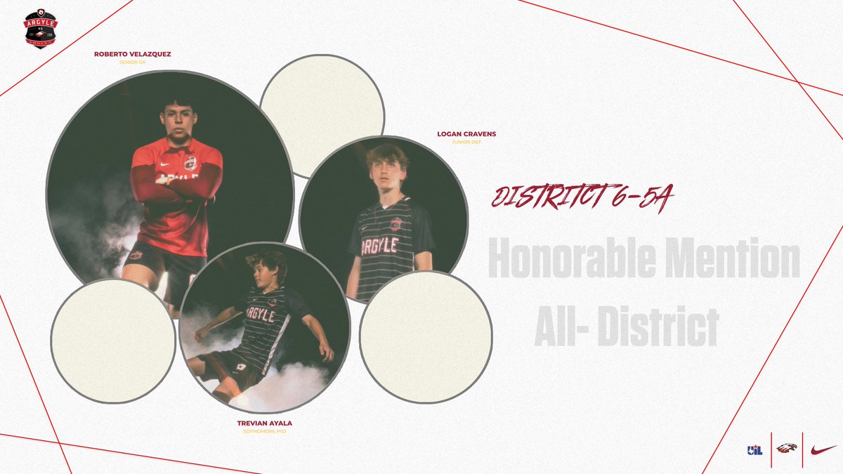 2025 District 6-5A
Honorable Mention All-District Selections