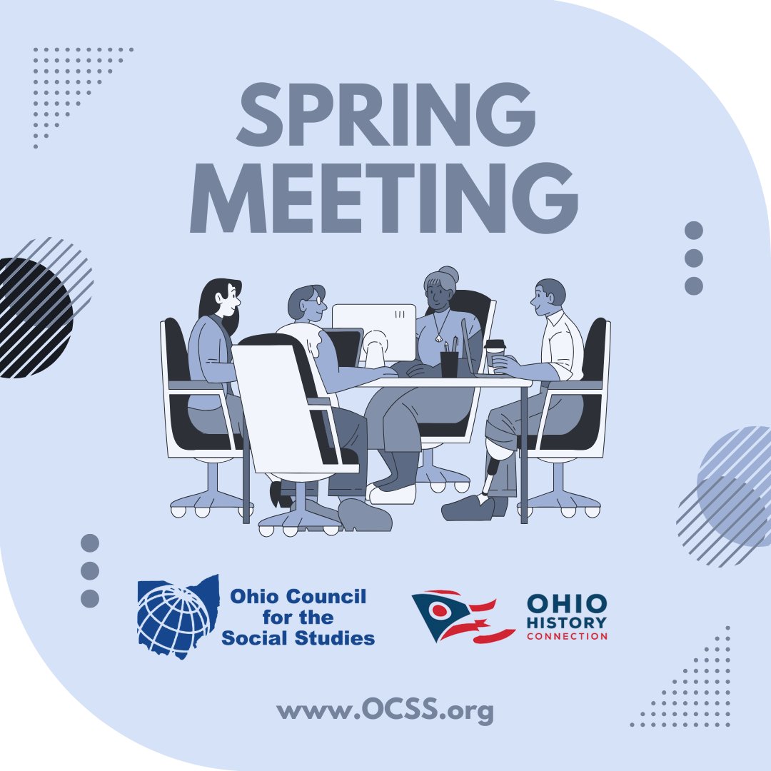 Ohio Council for the Social Studies (@ohiocouncilss) on Twitter photo Great discussion taking place at <a href="/OhioHistory/">Ohio History Connection</a> in our spring meeting advocating for YOU! #OCSS25 Great discussion taking place at <a href="/OhioHistory/">Ohio History Connection</a> in our spring meeting advocating for YOU! #OCSS25