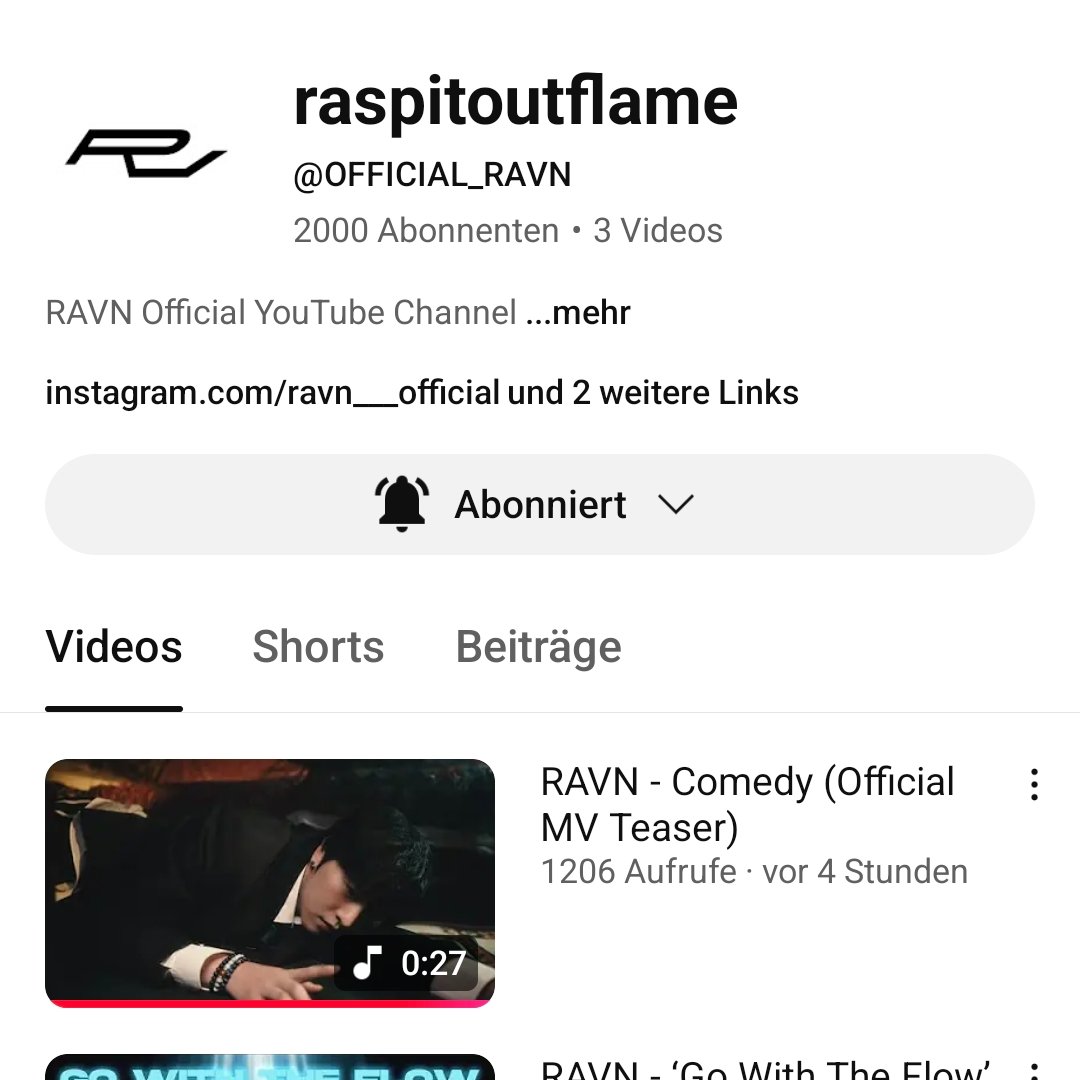 Hachi9111's tweet photo. Oh and his official YouTube channel finally got 2k subscribers 🙌🔥
#ROSES who didn't follow yet better hurry up before they miss the release of #Comdedy👀
#RAVN https://t.co/h2BXqIrieT