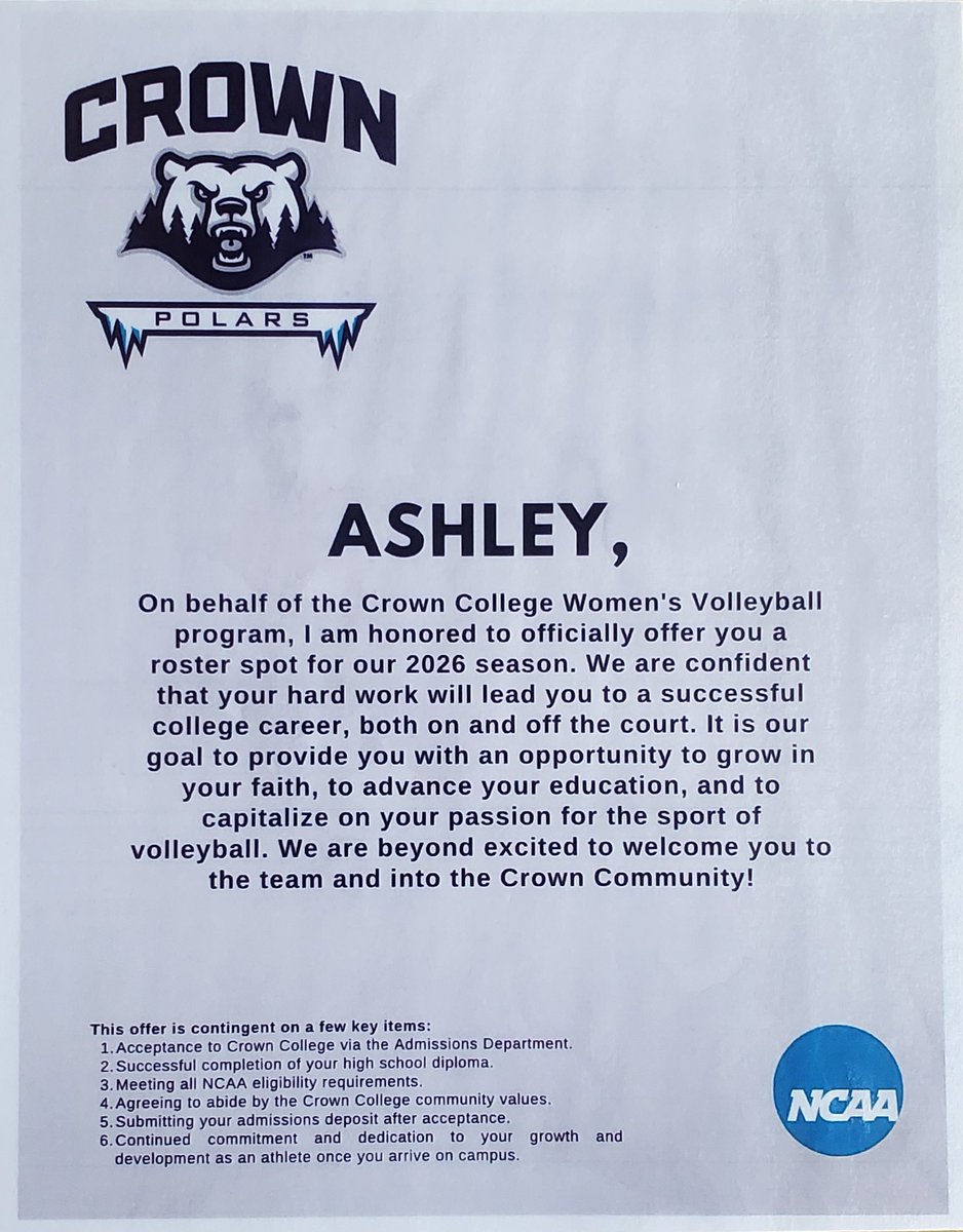 Ashley Singleton (@ashsing10407) on Twitter photo I had a great visit at Crown yesterday! I enjoyed learning more about the volleyball program. Thank you <a href="/crowncollegevb/">Crown College Volleyball</a> and Coach Blattner for having me on campus. Proud to have earned my first Roster Spot Offer!! <a href="/PrepDigMN/">Prep Dig Minnesota</a> <a href="/PrepDigChris/">Chris Fitzgerald</a> <a href="/PrepDigBecky/">becky@PrepDig</a> <a href="/BreitNelson/">Breit Nelson</a> <a href="/AJayne2000/">Amy VanGuilder</a> I had a great visit at Crown yesterday! I enjoyed learning more about the volleyball program. Thank you <a href="/crowncollegevb/">Crown College Volleyball</a> and Coach Blattner for having me on campus. Proud to have earned my first Roster Spot Offer!! <a href="/PrepDigMN/">Prep Dig Minnesota</a> <a href="/PrepDigChris/">Chris Fitzgerald</a> <a href="/PrepDigBecky/">becky@PrepDig</a> <a href="/BreitNelson/">Breit Nelson</a> <a href="/AJayne2000/">Amy VanGuilder</a>
