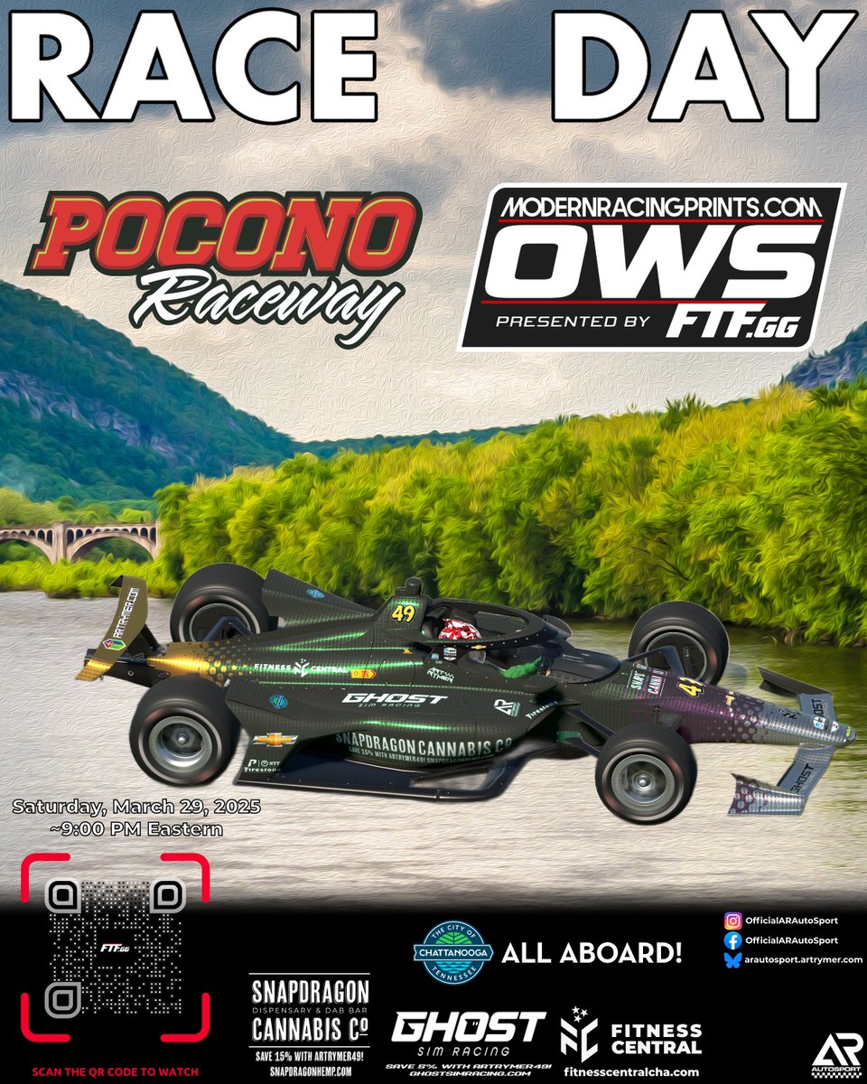 Gonna try some open-wheelin' tonight. 

Based on my driving, Pocono has 17 turns, but I digress...

📺: twitch.tv/ftf_gg 
~9 PM Eastern