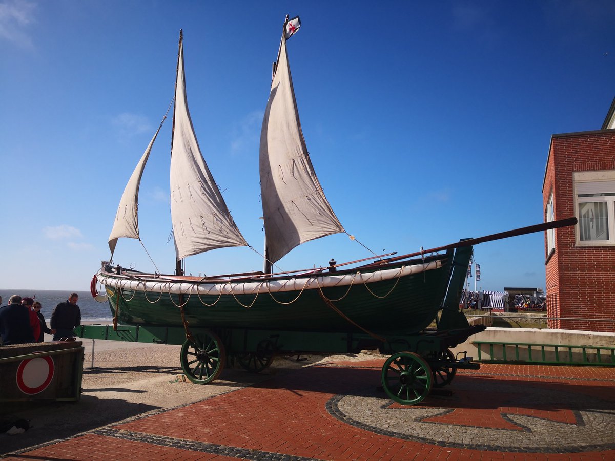 Heute das historische Rettungsboot besucht