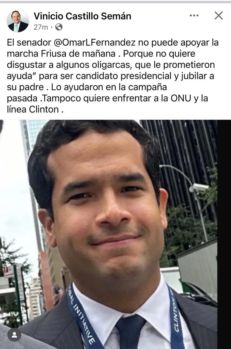 Asi es y El piensa que Va asumir la presidencia del pais y no Esta disputes to a enfrentar el estado en el que Esta el pais con el tema migratorio y el desorden. El cambio Va para el 2028 con Ramfis en el poder el pais tendra un dirigente  firme que Saque la cabeza por la patria