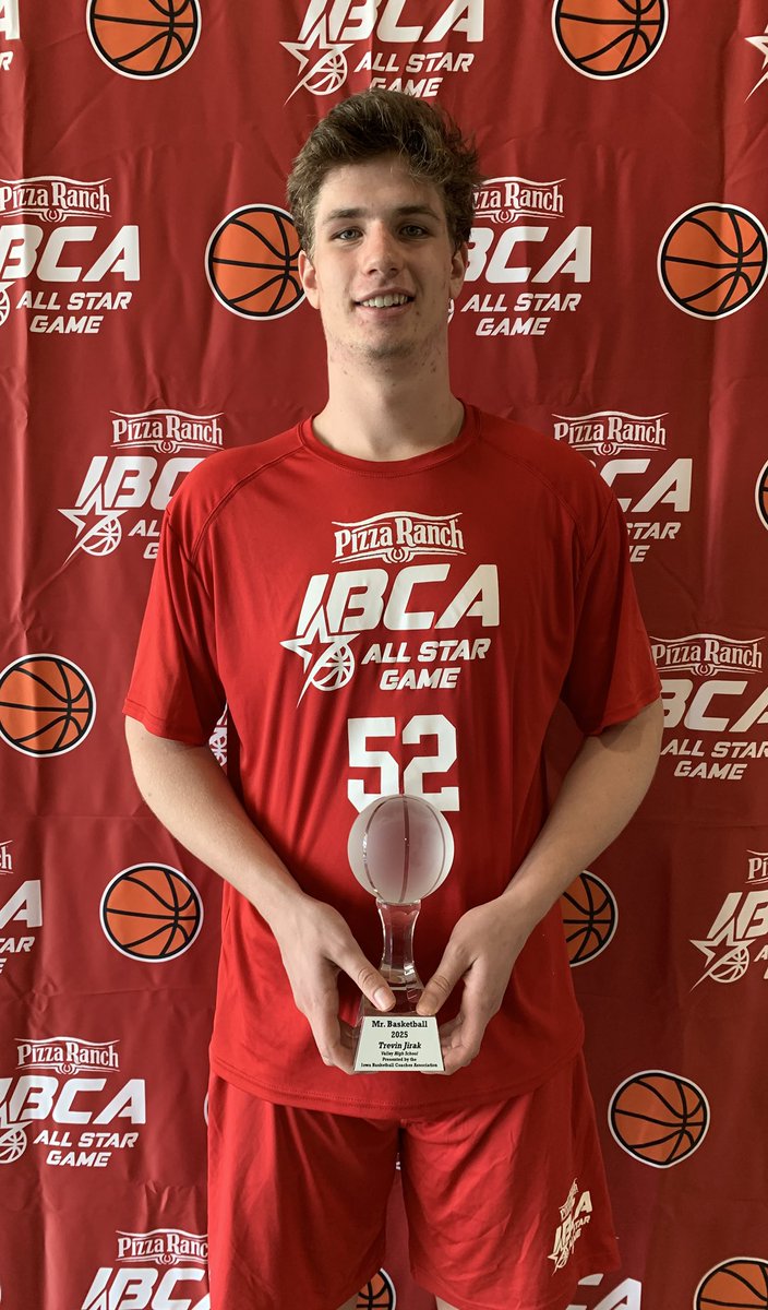 IowaBCA (@iowabca) on Twitter photo The IBCA is proud to present the 2025 Mr Basketball <a href="/Trevin_jirak20/">Trevin Jirak</a> who participated in the <a href="/PizzaRanch/">Pizza Ranch</a> All Star game. Congratulations Trevin! The IBCA is proud to present the 2025 Mr Basketball <a href="/Trevin_jirak20/">Trevin Jirak</a> who participated in the <a href="/PizzaRanch/">Pizza Ranch</a> All Star game. Congratulations Trevin!