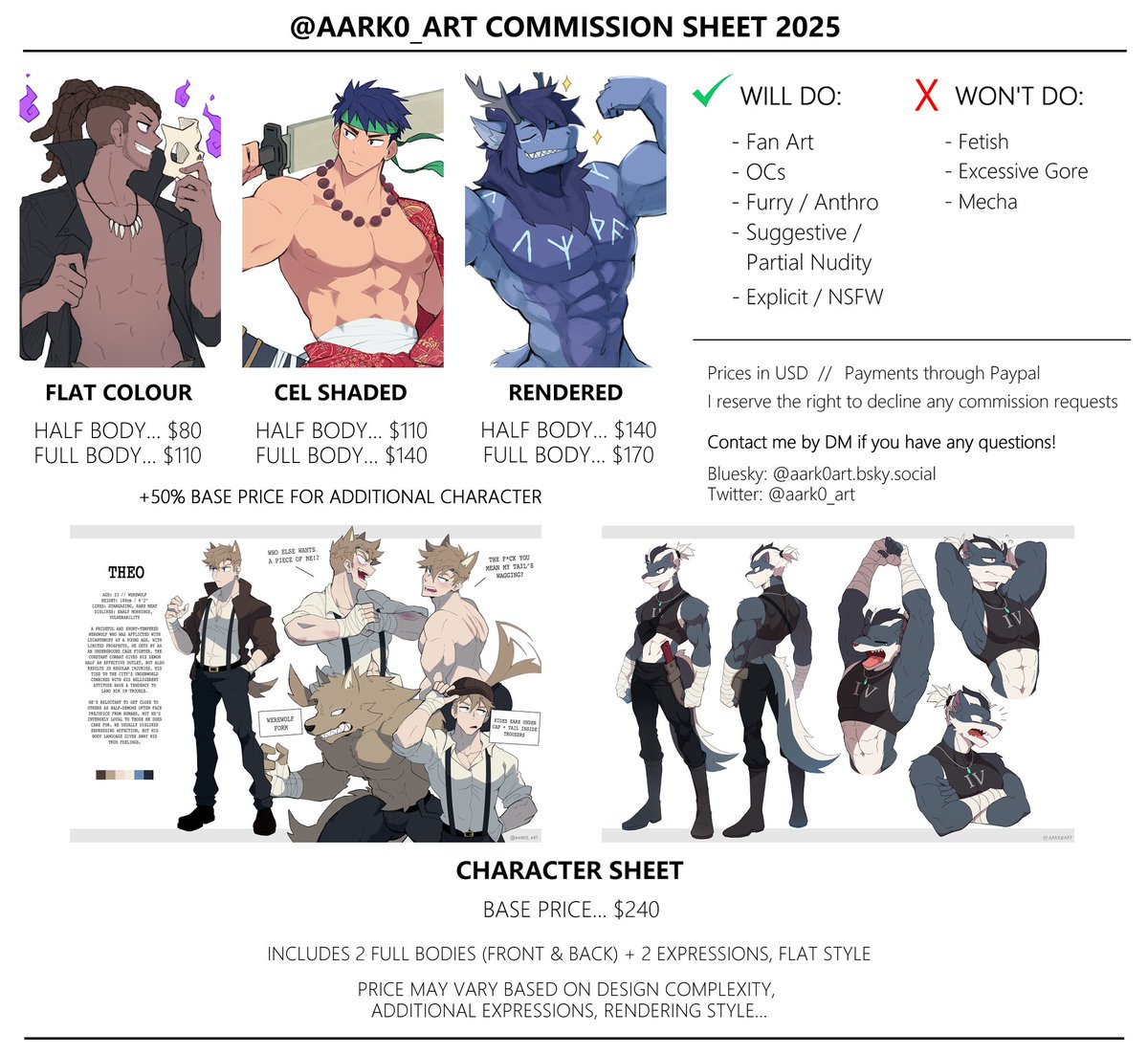 Hey so I'll be opening commissions again for April, DM me if you're interested! :)