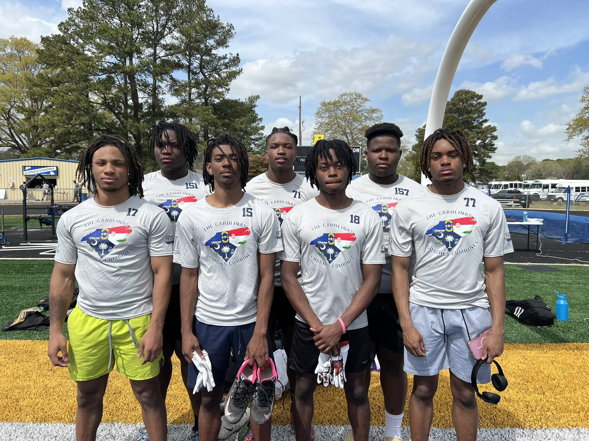 Congrats to these young men for competing today’s at the Carolina Coaches Combine.