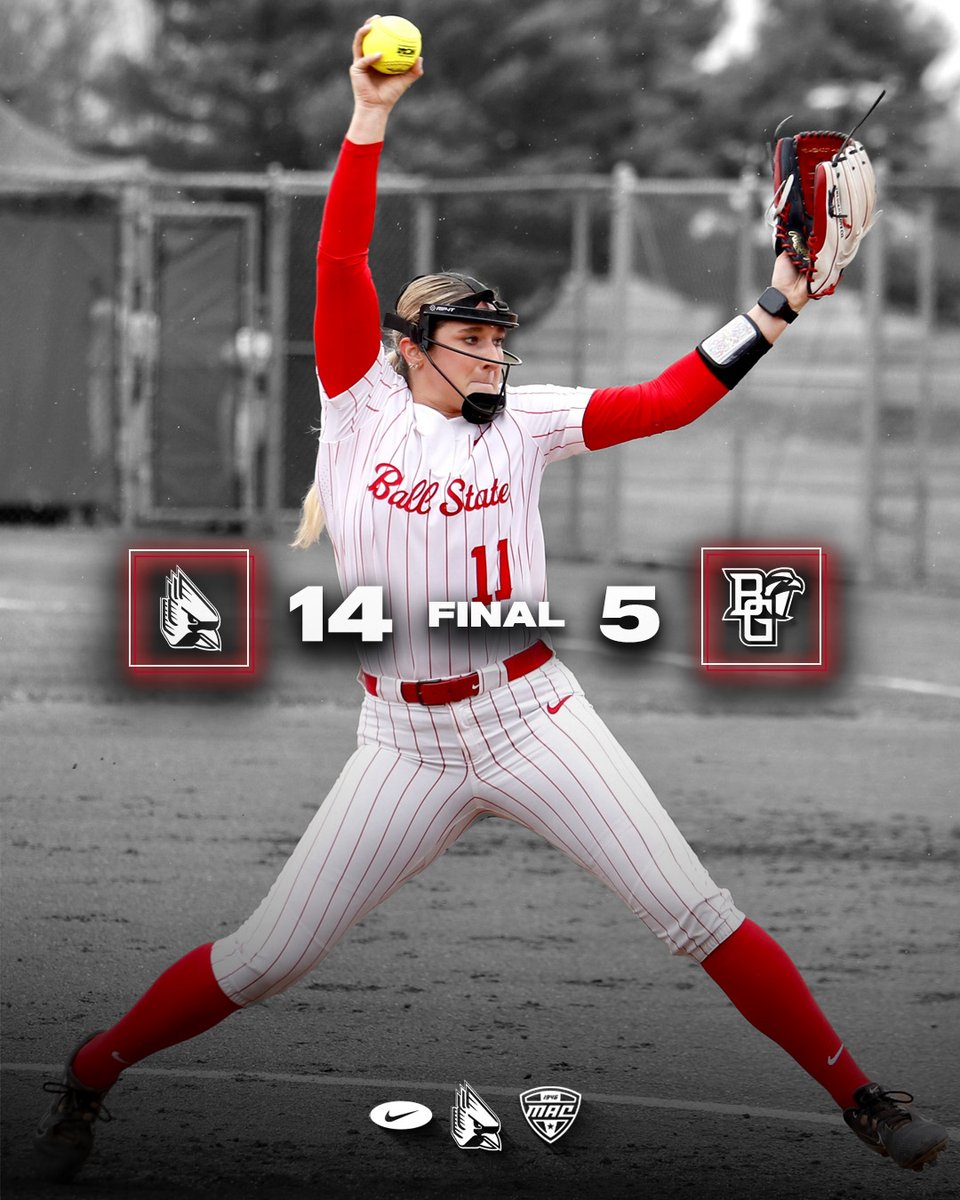 Ball State Softball (@ballstatesb) on Twitter photo Another solid day for <a href="/ella_whitney11/">Ella Whitney</a> who leads us to a Game 1⃣ #VICTORY at BGSU
Not only did she get the complete game 'DUB in the ⭕️, but she tallied 5⃣ RBIs, including a 3-run 💣 to drive in the game-winner
Back at it in about 30 minutes
#ChirpChirp x #WeFly x #MACtion Another solid day for <a href="/ella_whitney11/">Ella Whitney</a> who leads us to a Game 1⃣ #VICTORY at BGSU
Not only did she get the complete game 'DUB in the ⭕️, but she tallied 5⃣ RBIs, including a 3-run 💣 to drive in the game-winner
Back at it in about 30 minutes
#ChirpChirp x #WeFly x #MACtion