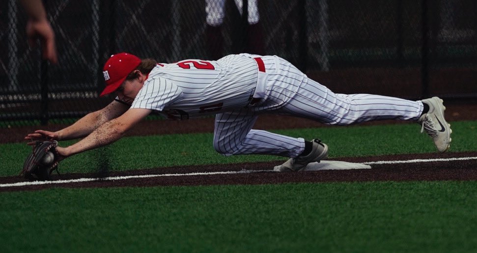 Williamsport high school first baseman clearly forces out the Altoona runner, but the officials said that his foot was off the bag, and that led to four runs in the top of the seventh inning. DAVE KENNEDY/Sun-Gazette #baseball @wasd_millionaires