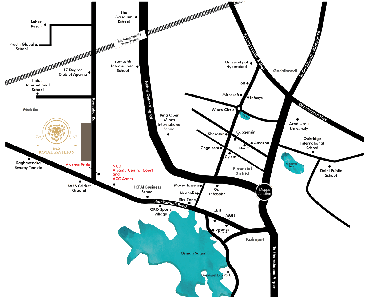 HydUrbanRealty's tweet image. NCD Royal Pavilion #Kollur , an exquisite residential haven nestled in the heart of #Mokila, where grandeur meets serenity. Spread across 6 acres of meticulously landscaped grounds, this gated apartment community stands as an epitome of luxury and comfort. Explore to know why…