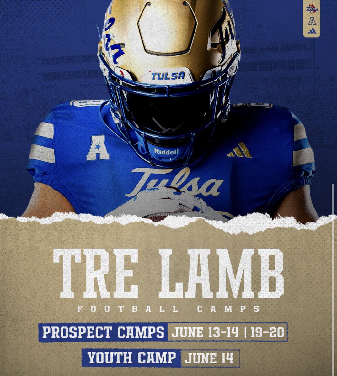 Tommy Derbyshire (@tommyderb_qb) on Twitter photo Thank you for the camp invite! <a href="/TulsaFootball/">Tulsa Football</a> <a href="/CoachTreLamb9/">Tre Lamb</a> <a href="/Jblake_8/">Jeff Blake</a> <a href="/CoachPondIMG/">Jeff Pond</a> <a href="/CoachDennisIMG/">Coach Chris Dennis</a> Thank you for the camp invite! <a href="/TulsaFootball/">Tulsa Football</a> <a href="/CoachTreLamb9/">Tre Lamb</a> <a href="/Jblake_8/">Jeff Blake</a> <a href="/CoachPondIMG/">Jeff Pond</a> <a href="/CoachDennisIMG/">Coach Chris Dennis</a>