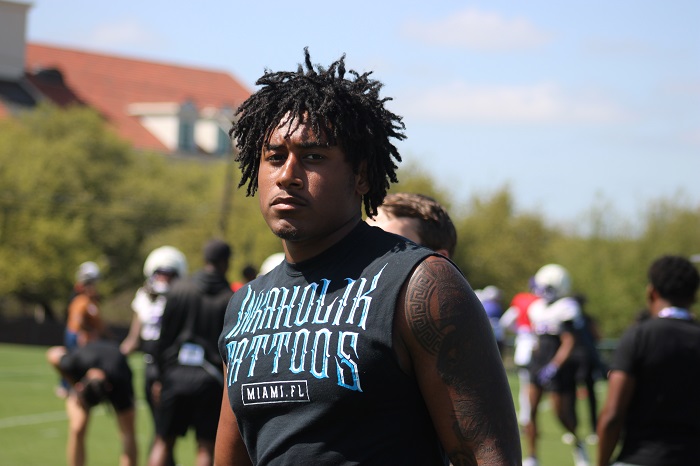 Jeremy Clark (@jclarkhfb247) on Twitter photo Another top target for the Frogs was at #TCU practice on Saturday, Richmond Randle LB <a href="/Norielpacman/">Noriel “Pac-Man” Dominguez</a> Another top target for the Frogs was at #TCU practice on Saturday, Richmond Randle LB <a href="/Norielpacman/">Noriel “Pac-Man” Dominguez</a>