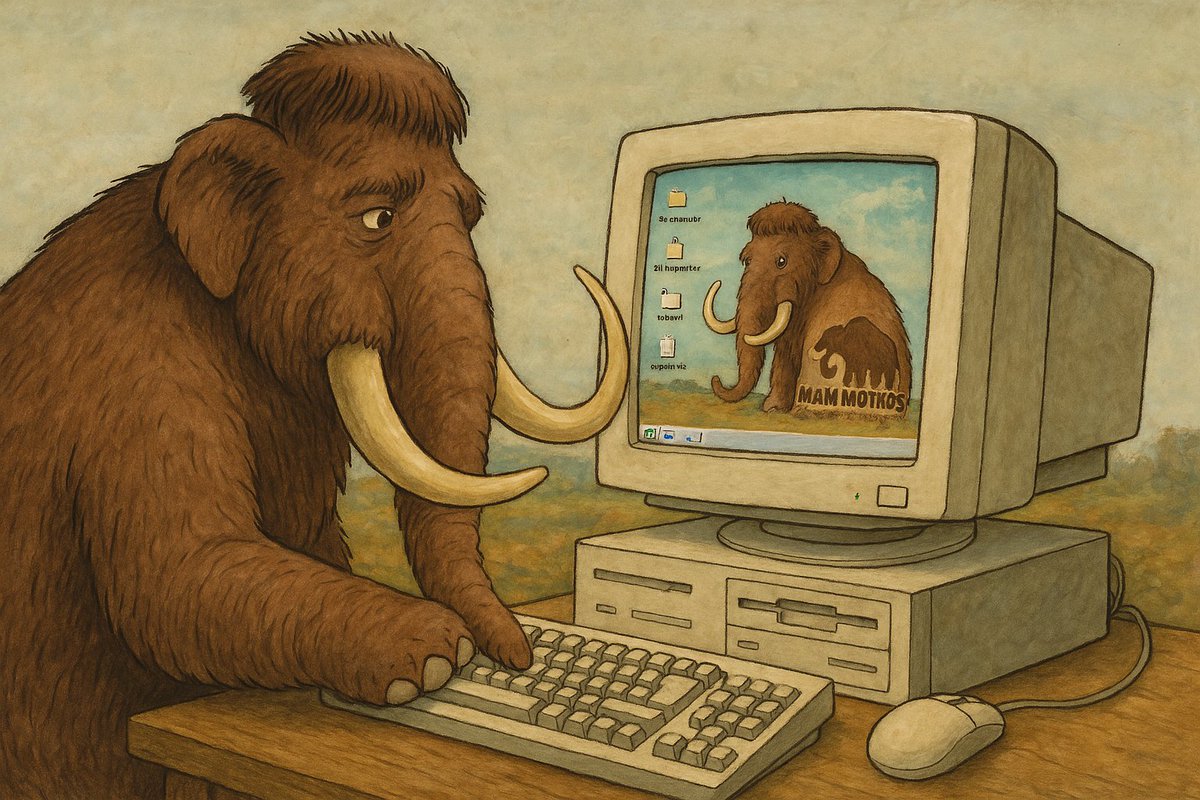 MammothOS tweet media