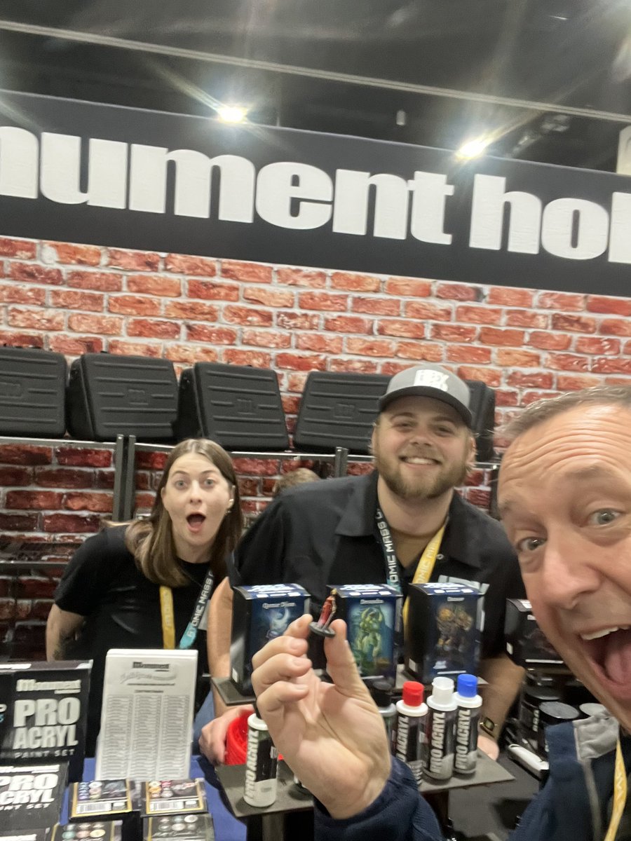 brentsminis's tweet photo. Picking up the best paints @AdeptiCon at @monumenthobbies https://t.co/uMEuquvDei