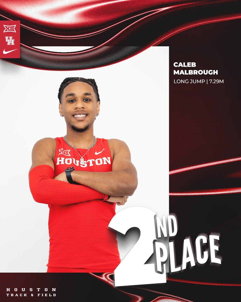 Victor Lopez | Men’s Long Jump

Caleb Malbrough finishes second with a mark of 7.29m!🥈

#GoCoogs