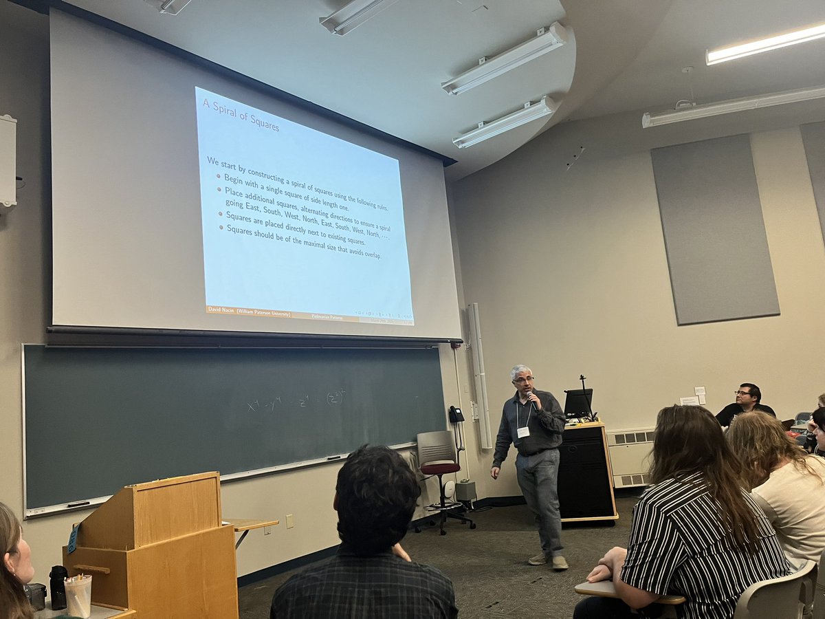 We are ready for puzzles with David Nacin! Last invited talk starting now!