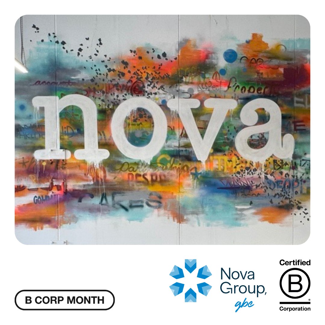 Being part of #GenB means acting for change. 

Nova made the active decision that becoming a General Benefit Corporation (GBC) alone was not “good enough.” 

For this reason, we’re glad to lend our voice to #BCorpMonth.