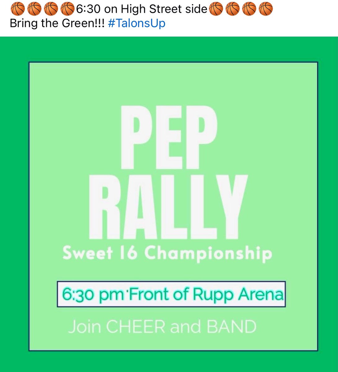 Great Crossing Athletics (@gchswarhawks) on Twitter photo Pre-Game Pep Rally!! #talonsup <a href="/oaksie72/">Kal Oakes</a> <a href="/peterwiKY/">Peter Wilson</a> <a href="/TheKettle7/">GCHS Student Section</a> <a href="/GCwarhawksbball/">Great Crossing Boys Basketball</a> Pre-Game Pep Rally!! #talonsup <a href="/oaksie72/">Kal Oakes</a> <a href="/peterwiKY/">Peter Wilson</a> <a href="/TheKettle7/">GCHS Student Section</a> <a href="/GCwarhawksbball/">Great Crossing Boys Basketball</a>